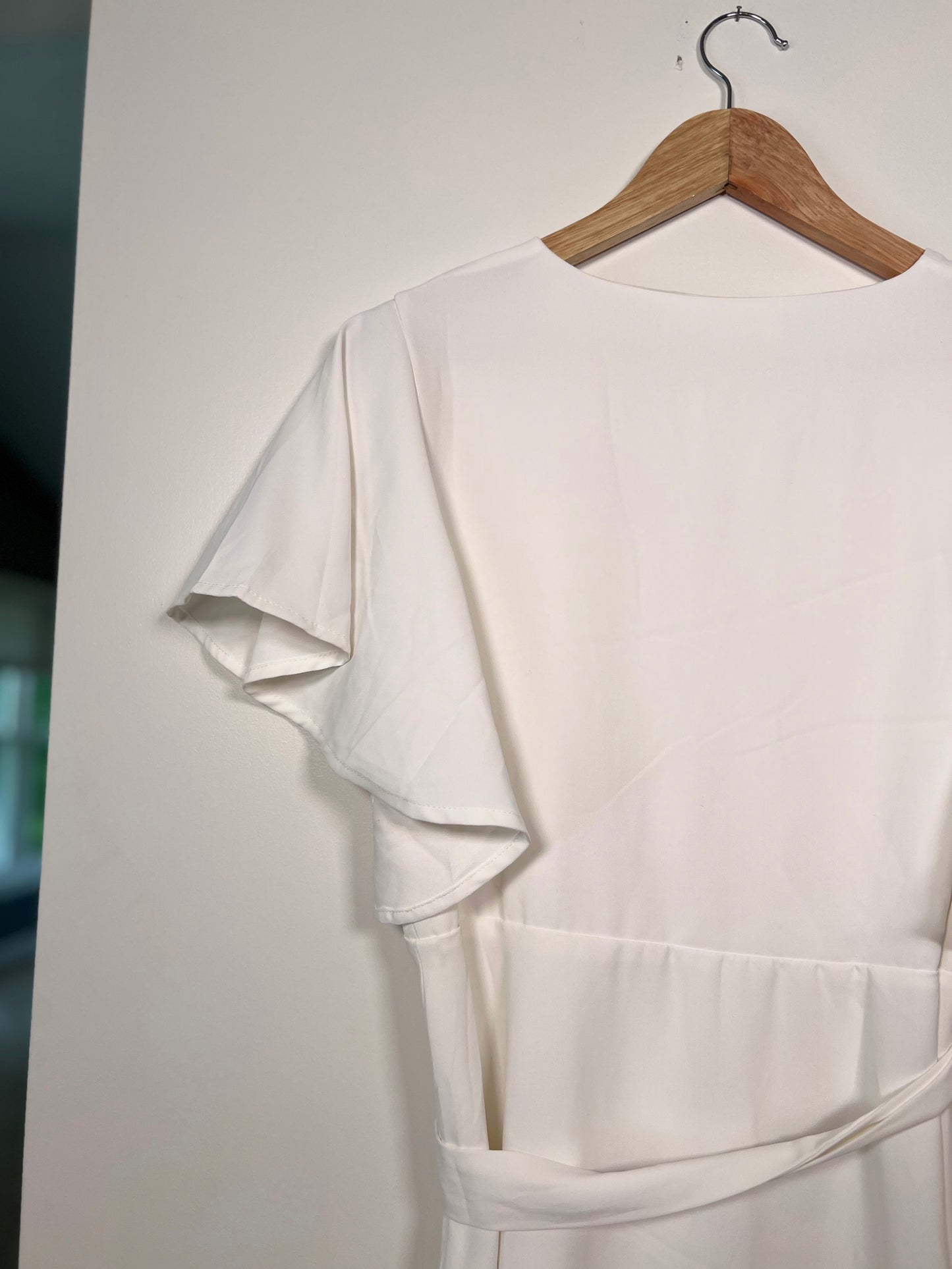 M Brass & Roe White Wrap Dress