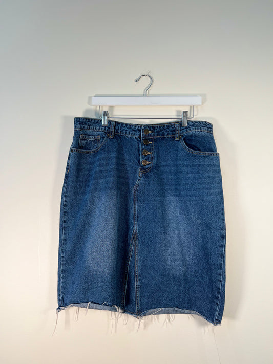 XL The Main Street Exchange Denim Skirt