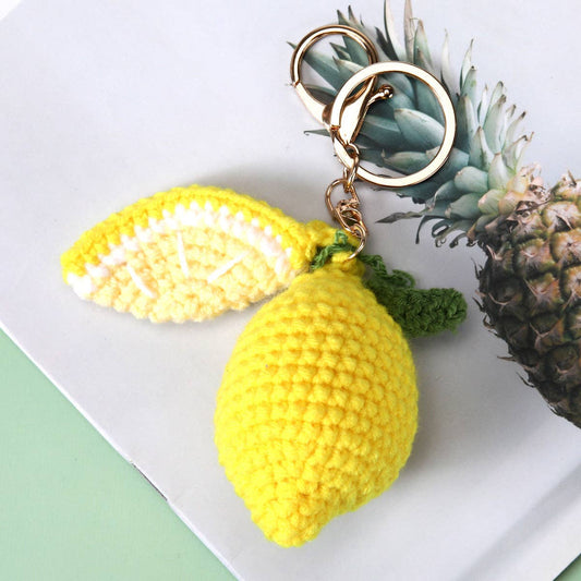 Crochet Keychain | Lemon